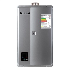 Aquecedor de Água E Gás Liquefeito 32,5 Litros E33 Prata - Rinnai