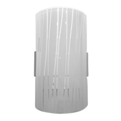 Arandela de Vidro para 1 Lâmpada 1001 Branca - VMC
