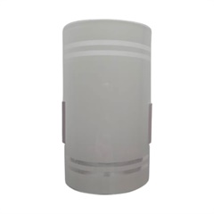 Arandela de Vidro para 1 Lâmpada 1002 Branca - VMC