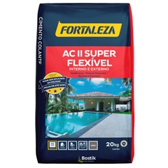 Argamassa Acii Super Flexível Cinza 20kg - Fortaleza 