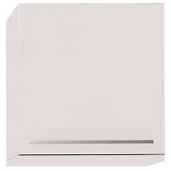 Armário Aéreo Lado Direito em Mdf com Escorredor Fit 60x60cm Branco - Bumi Móveis