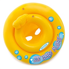Baby Bote Inflável com Assento Amarelo