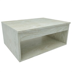 Bancada para banheiro em MDF Ivone 80x45x30cm Artico