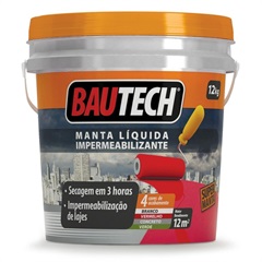 Bautech Manta Líquida Cinza 12kg - Bautech 