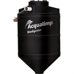 Biodigestor em Polietileno 3000 Litros Preto - Acqualimp