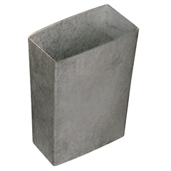 Bocal para Calha Retangular Corte 28 Galvanizado - Calha Forte