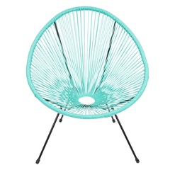 Cadeira Acapulco Cordas em Pvc Tiffany 85cm - Ór Design