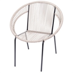 Cadeira em Aço E Pvc Cancun Fendi - Ór Design