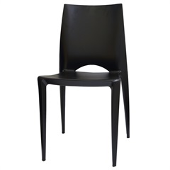 Cadeira em Polipropileno Zoe Preta - Ór Design