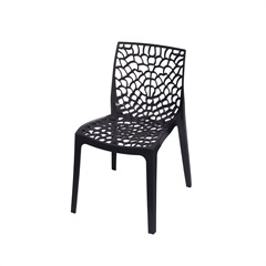 Cadeira Gruvyer em Pp Preto 80,5cm - Ór Design