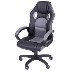 Cadeira para Escritório com Base Giratória Office Gamer 117x56cm Preta - Ór Design
