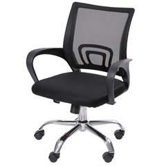 Cadeira para Escritório com Base Giratória Office Tok 52x60cm Preta