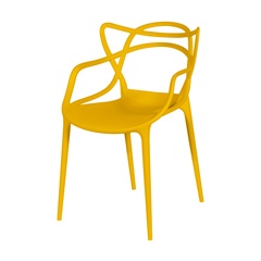 Cadeira Solna Amarela 83,5cm - Ór Design