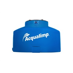 Caixa D'Água em Polietileno Água Protegida com 1750 Litros Azul - Acqualimp