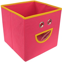 Caixa Organizadora em Tnt Smile 28x28cm Pink - Casanova