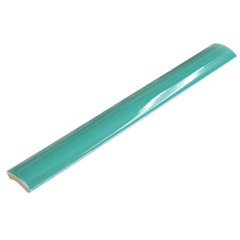 Canaleta Externa para Piscina Brilhante Bold Verde Jade 2,5x20cm com 20 Peças - Eliane            