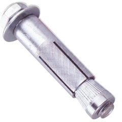 Chumbador para Concreto 3/8x2.1/2'' com 2 Peças Cromado