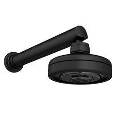 Chuveiro com Tubo Reto de Parede Acqua Plus Black Matte - Deca 