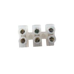 Conector Múltiplo 3polo 6mm Transparente - Metropac