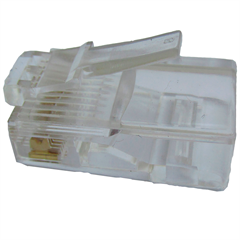 Conector para Cabo Red Rj45 4peças - Metropac