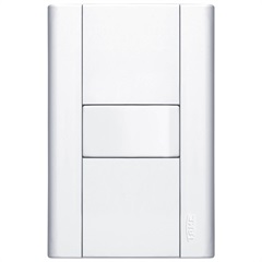 Conjunto Interruptor Simples com Placa Modulare 10a 250v Branco - Fame