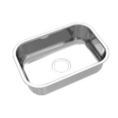 Cuba de Embutir em Aço Inox Retangular CS01 46,5x31x17cm