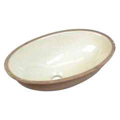 Cuba de Embutir Oval 49,5x33,5cm Pergamon