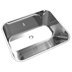 Cuba Tanque Luxo de Aço Inox 60x50x28cm Cromada