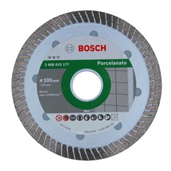 Disco Diamantado Turbo 105mm para Porcelanato Cinza - Bosch