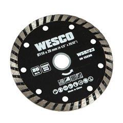 Disco Diamantado Turbo 110mm - Wesco