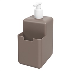 Dispenser para Detergente E Bucha Single 500ml Warm Gray - Coza