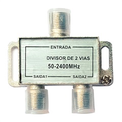 Divisor Coaxial Blindado de Alta Frequência com 2 Saídas - TMS
