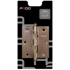 Dobradiça para Porta 3x2.1/2'' Bronze Oxidado - Pado  