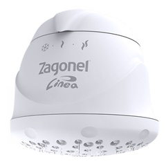 Ducha com 3 Temperaturas Linea 5000w 127v Branco - Zagonel