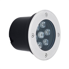 Embutido de Solo Led Redondo 3000k 7W Bivolt Preto