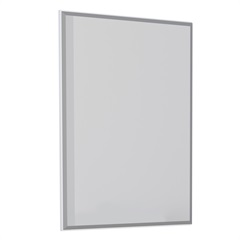 Espelheira Gaia Flat em Aço 60x2,3cm Branco - Cozimax