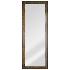 Espelho Retangular Moldura de Madeira Natural com Betume Cartagena 151x56cm