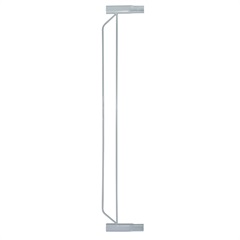 Extensor para Grade de Proteção em Aço 10cm Branco - Maxeb