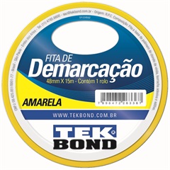 Fita de Demarcação 48mm com 15m Amarela