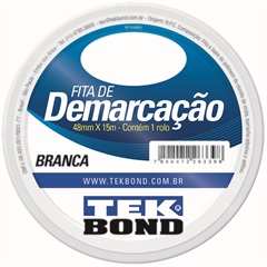 Fita de Demarcação 48mm com 15m Branca