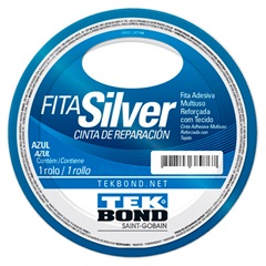 Fita Silver Tape 48mm com 5 Metros Azul