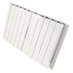 Forro Duplo em PVC 20cm com 6 Metros Branco