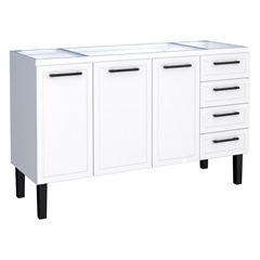 Gabinete Apolo Flat 150 em Aço 144x91cm Branco - Cozimax