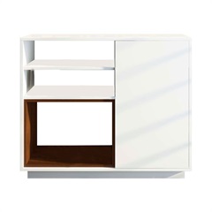 Gabinete para Banheiro Brisa Branco 75x89,5x30cm - Estilare Móveis