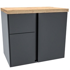 Gabinete para Banheiro Castellon 60x53cm Preto