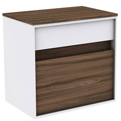 Gabinete para Banheiro em Mdf Módena 60cm Terracota - Darabas Agardi