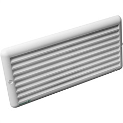 Grade de Ventilação Ventokit 25x12cm Branca - Westaflex