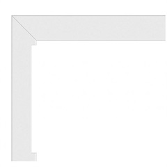 Guarnição para Porta Integrada Alumifort 237,5x150cm Branca - Sasazaki