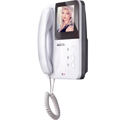 Interfone Eletrônico com Vídeo Bivolt Residencial Branco - Protection