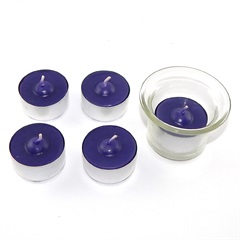 Kit de Velas Aromáticas Lavanda com 5 Unidades Violeta - Natural Light